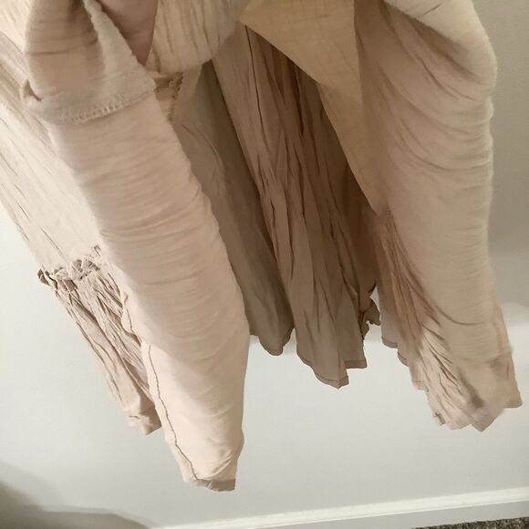 The Post Tiered Feminine Romantic Cottagecore Ruffle Babydoll Fairy Mini Dress L - Picture 11 of 12